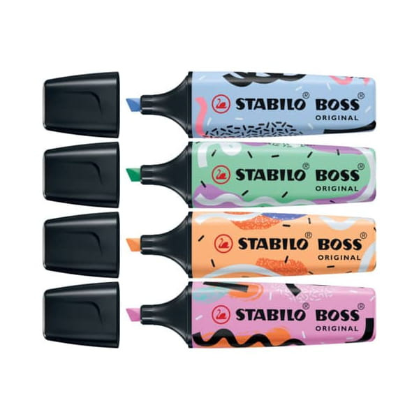 Zakreślacz Stabilo Boss Original wallet of 4